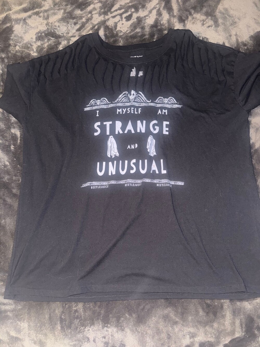 Torrid Beetlejuice Short Sleeve T-Shirt Strange And Unusual Print